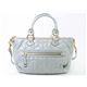 【現品限り】MIUMIU（ミュウミュウ） 2WAY ショルダーバッグ カーフ ブルー 【中古SA】 - 縮小画像1