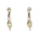 【現品限り】マーキース イヤリング D0.412/0.430ct Pt900 ダイヤ プラチナ 【中古A】