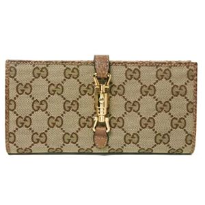 【現品限り】GUCCI（グッチ） GGキャンバス 長財布 キャンパス カーフ ブラウン/ベージュ 220351 【新品】