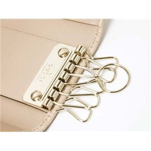 【現品限り】GUCCI（グッチ） シマ キーケース カーフ ライトベージュ 138093 【新品】