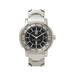 【現品限り】BVLGARI（ブルガリ） ソロテンポ SS 黒文字盤 時計 ステンレススチール 文字盤:ブラック ST29S 【中古A】の商品画像