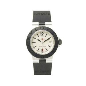 【現品限り】BVLGARI（ブルガリ） レディース 時計 アルミニウム ラバー 文字盤:ホワイト AL29A 【中古A】 - 拡大画像