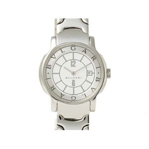 【現品限り】BVLGARI(ブルガリ) ソロテンポ SS 白文字盤 時計 ステンレススチール 文字盤:ホワイト ST29S 【中古A】 - 拡大画像