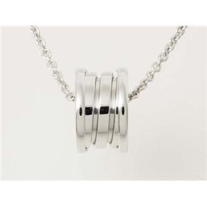 【現品限り】BVLGARI(ブルガリ) Bzero1 ネックレス WG K18WG ホワイトゴールド 【中古A】 - 拡大画像