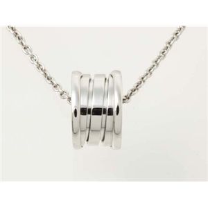 【現品限り】BVLGARI（ブルガリ） Bzero1 ネックレス WG K18WG ホワイトゴールド 【中古A】