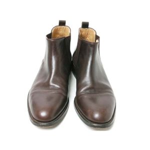 【現品限り】HERMES（エルメス） ショートブーツ 靴 カーフ ブラウン 【中古AB】