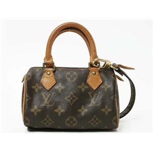 【現品限り】LOUIS VUITTON（ルイ ヴィトン） ミニスピーディ ストラップ付き モノグラムキャンバス モノグラム M41534 【中古BC】