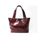 【現品限り】Ferragamo（フェラガモ） トート エナメル ボルドー 【中古B】 - 縮小画像1