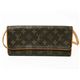 【現品限り】LOUIS VUITTON(ルイ ヴィトン) ポシェットツインGM モノグラムキャンバス モノグラム M51852 【中古B】