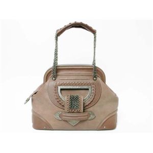 �y���i����zDior�i�f�B�I�[���j �`�F�[�� �n���h�o�b�O ���U�[ �u���E��/�O���[�������Ă��܂� �y����AB�z