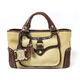 【現品限り】Celine（セリーヌ） ブギーバッグ キャンバス カーフ ブラウン/ベージュ 【中古A