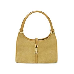 【現品限り】GUCCI(グッチ) ジャッキー ショルダーバッグ スエード カーフ ベージュ/キャメル 【中古A】 - 拡大画像