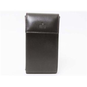 【現品限り】GUCCI（グッチ） 縦長キーケース 6本 カーフ ブラウン 【中古A】 - 拡大画像
