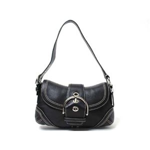 【現品限り】COACH(コーチ) ソーホー スモールショルダー カーフ ブラック 10316 【新品同様】 - 拡大画像