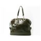 【現品限り】Celine（セリーヌ） ショルダーバッグ エナメル エナメルレザー カーキ 13170