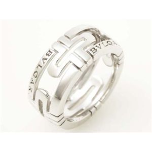 【現品限り】BVLGARI(ブルガリ) パレンテシ リング WG #47 K18WG ホワイトゴールド 【中古A】 - 拡大画像