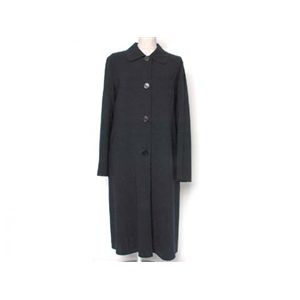 【現品限り】カコ ブティック コート ウール100% 紺 【中古A】