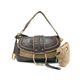 【現品限り】D&G バッグ ムートン カーフ ブラウン 【中古AB】