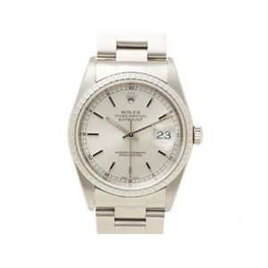 【現品限り】ROLEX（ロレックス） デイトジャスト シルバー文字盤 Y番 時計 ステンレススチール 文字盤:シルバー 16220 【中古A】の商品画像