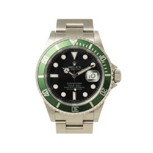 【現品限り】ROLEX（ロレックス） サブマリーナ グリーンベゼル V番 時計 ステンレスチール 文字盤:ブラック 16610LV 【中古SA】の商品画像