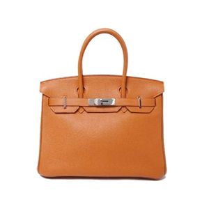 【現品限り】HERMES（エルメス） バーキン30 /ゴールドパイピング ルテニウム金具 トゴ ポティロン/パイピング:ゴールド 刻印:I 【中古A】