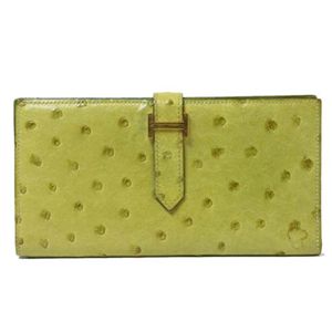 【現品限り】HERMES（エルメス） ベアンスフレ ゴールド金具 オースト アニスグリーン/金具:ゴールド 刻印:J 【中古B】