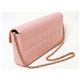 【現品限り】CHANEL(シャネル) チョコバー チェーンショルダー ラムスキン ピンク 【中古A】 - 縮小画像2