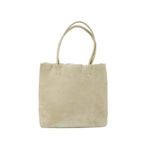 【現品限り】Ferragamo（フェラガモ） トートバッグ ポーチ付き スエード ベージュ 【中古AB】 - 拡大画像