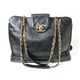 【現品限り】CHANEL（シャネル） スーパーモデルショルダーバッグ カーフ ブラック 【中古BC】