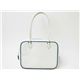 【現品限り】HERMES(エルメス) ミニプリュム シルバー金具 エプソン ホワイト/ブルージーン 刻印:J 【中古B】 - 縮小画像1