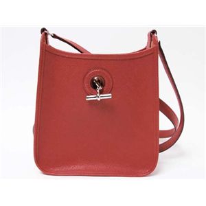 【現品限り】HERMES（エルメス） ヴェスパTPM ロングショルダー シルバー金具 エプソン ルージュヴィフ 刻印:H 【中古B】