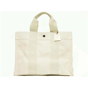 【現品限り】HERMES(エルメス) カバスプラージュPM 白【未使用】 - 拡大画像