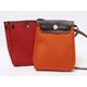 【現品限り】HERMES(エルメス) エールバッグTPM オレンジ&赤/茶 【未使用】