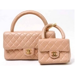 【現品限り】CHANEL（シャネル） マトラッセ 親子バッグ ピンク 【中古B】