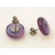 【現品限り】CHANEL（シャネル） ピアス パープル 丸型【中古A】 - 縮小画像2