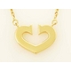 【現品限り】Cartier(カルティエ) Cハートネックレス YG【中古SA】
