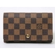 【現品限り】LOUIS VUITTON(ルイ ヴィトン) ファスナー財布 ダミエ L字ファスナー N61730 【新品同様】