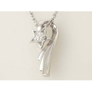  【現品限り】CHANEL（シャネル） コメットネックレス ダイヤ WG 【中古A】