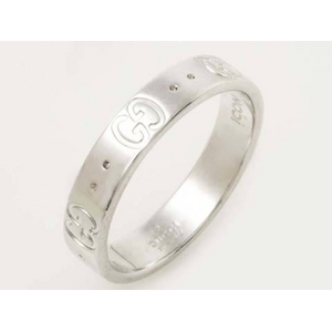【現品限り】Gucci（グッチ） アイコンリング WG #11【中古SA】
