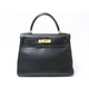 【現品限り】HERMES（エルメス） ケリー28内 エプソン 黒 ブラック ゴールド金具 【中古A】