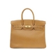 HERMES（エルメス）バーキン35　アルデンヌ　ナチュラル　ゴールド金具