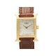 【現品限り】HERMES（エルメス） Hウォッチ HH1.170 PG/革ベルト 12Pダイヤ レディース クォーツ 時計【中古SA】 - 縮小画像1