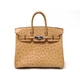 【現品限り】HERMES（エルメス） バーキン25 オースト ナチュラルサブレ シルバー金具 【中古AB】