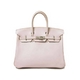 【現品限り】HERMES（エルメス） バーキン25 ヴォースイフト ローズドラジェ シルバー金具 【中古B】