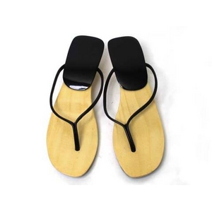 【現品限り】HERMES（エルメス） ウッドサンダル #37  【中古A】