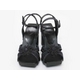 【現品限り】Fendi（フェンディ） サンダル ウッド/デニム #35.5 【中古AB】