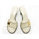 【現品限り】LOUIS VUITTON（ルイ ヴィトン） スハリ サンダル 白 #37.5 【中古AB】