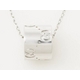 【現品限り】Gucci（グッチ） アイコン ネックレス K18WG【中古SA】