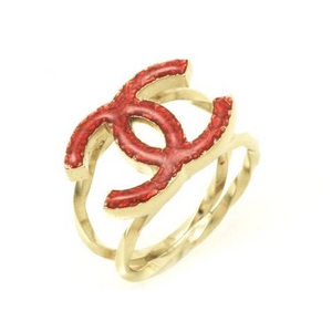【現品限り】CHANEL（シャネル） リング ココ レッド【中古A】