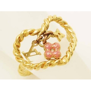 【現品限り】LOUIS VUITTON（ルイ ヴィトン） ネックレス スウィートモノグラム インマイハート ゴールド M65951【中古A】